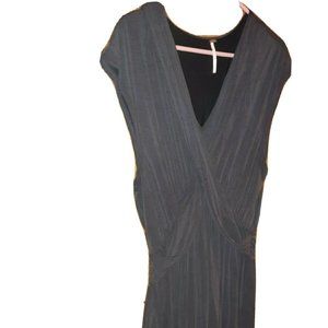 Free People nwt $96 M gray sleveless dress